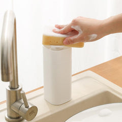 Plastic Soap Dispenser Countertop Press Type Lotion Bottle Bathroom