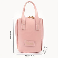 Waterproof Makeup Bag with Zipper Handle Large Capacity Wash Bag