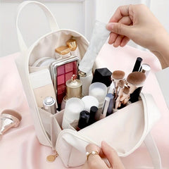 Waterproof Makeup Bag with Zipper Handle Large Capacity Wash Bag