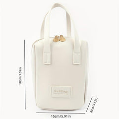 Waterproof Makeup Bag with Zipper Handle Large Capacity Wash Bag