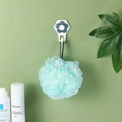 Dual Gradient Bath Flower Body Wash Sponge