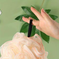 Dual Gradient Bath Flower Body Wash Sponge
