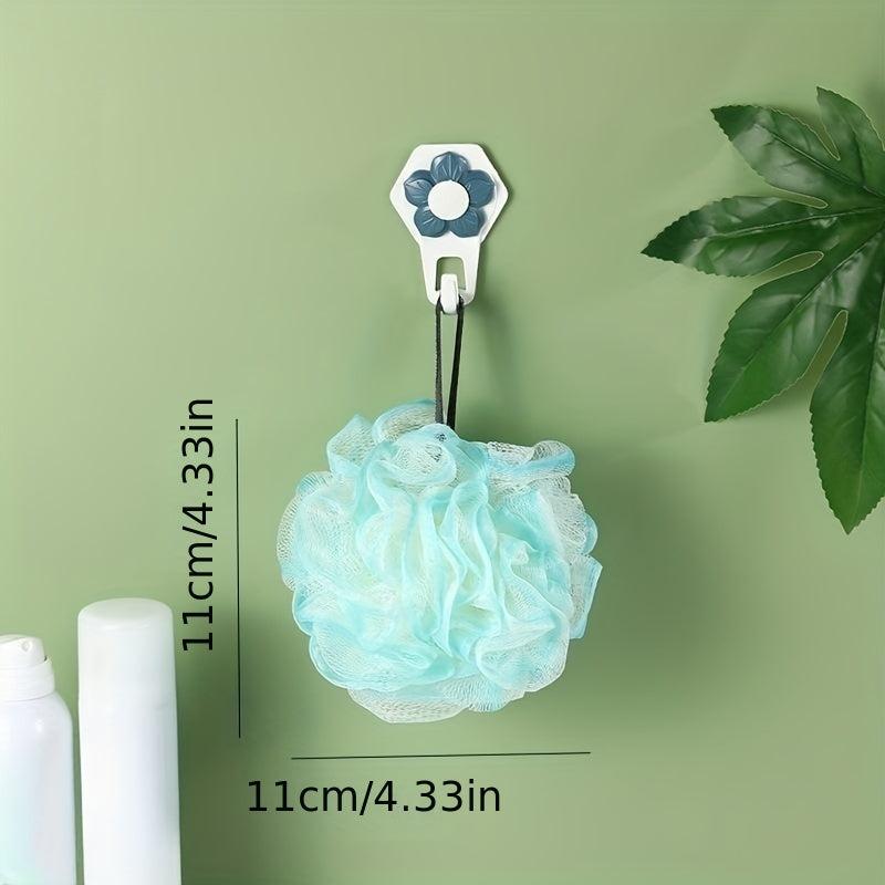 Dual Gradient Bath Flower Body Wash Sponge