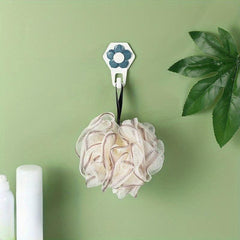 Dual Gradient Bath Flower Body Wash Sponge
