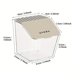 2pcs Wall Mounted Storage Box Waterproof Makeup Organizer