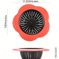 Flower Sink Filter Plastic Strainer Anti-Clogging Drain Filter