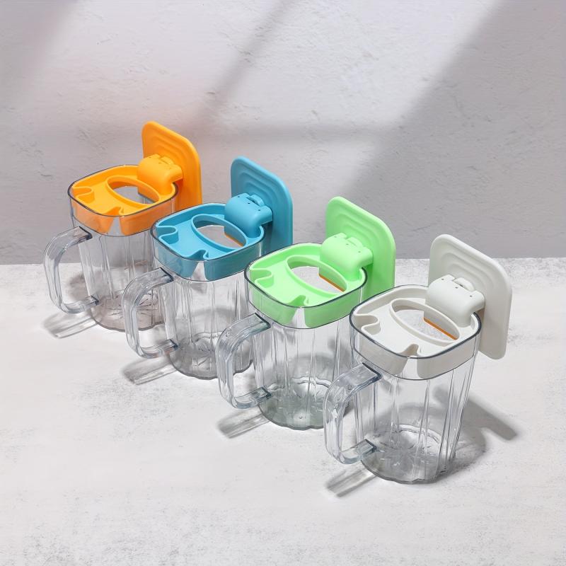 Wall Mounted Mouthwash Cup With Toothbrush Holder
