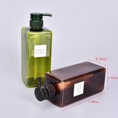 Plastic Soap Dispenser 650ml Lotion Bottle With Pump
