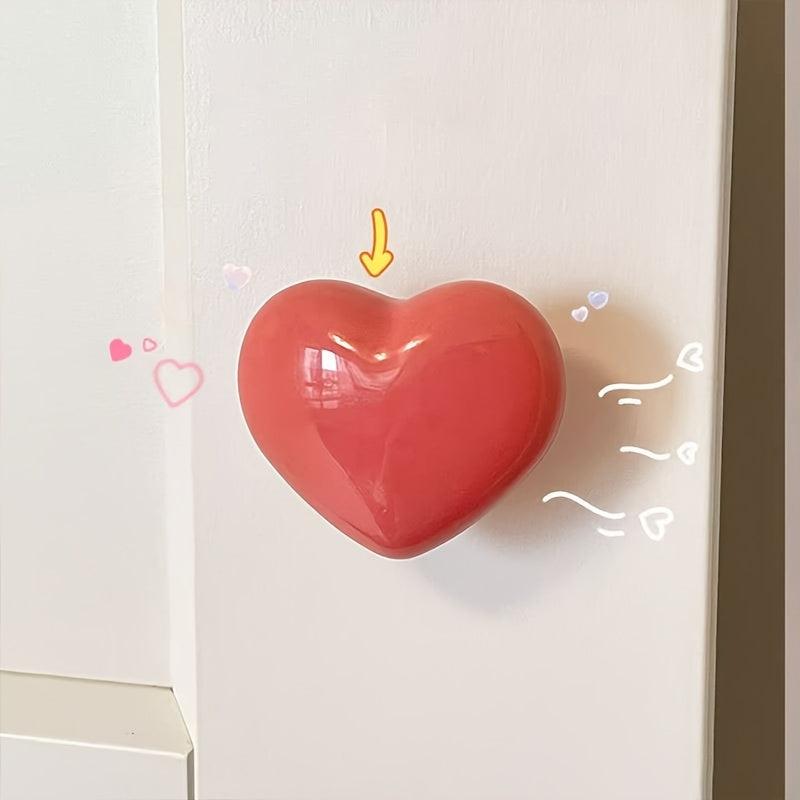 Colorful Heart Toilet Tank Button - Bathroom Tank Button Assistant