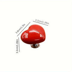 Colorful Heart Toilet Tank Button - Bathroom Tank Button Assistant