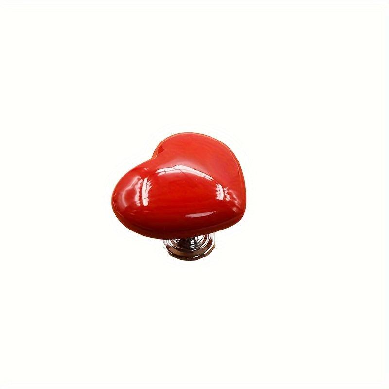 Colorful Heart Toilet Tank Button - Bathroom Tank Button Assistant