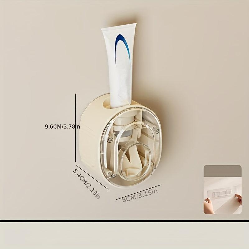 Bear Toothbrush Holder Dispenser Wall Mounted Storage Rack