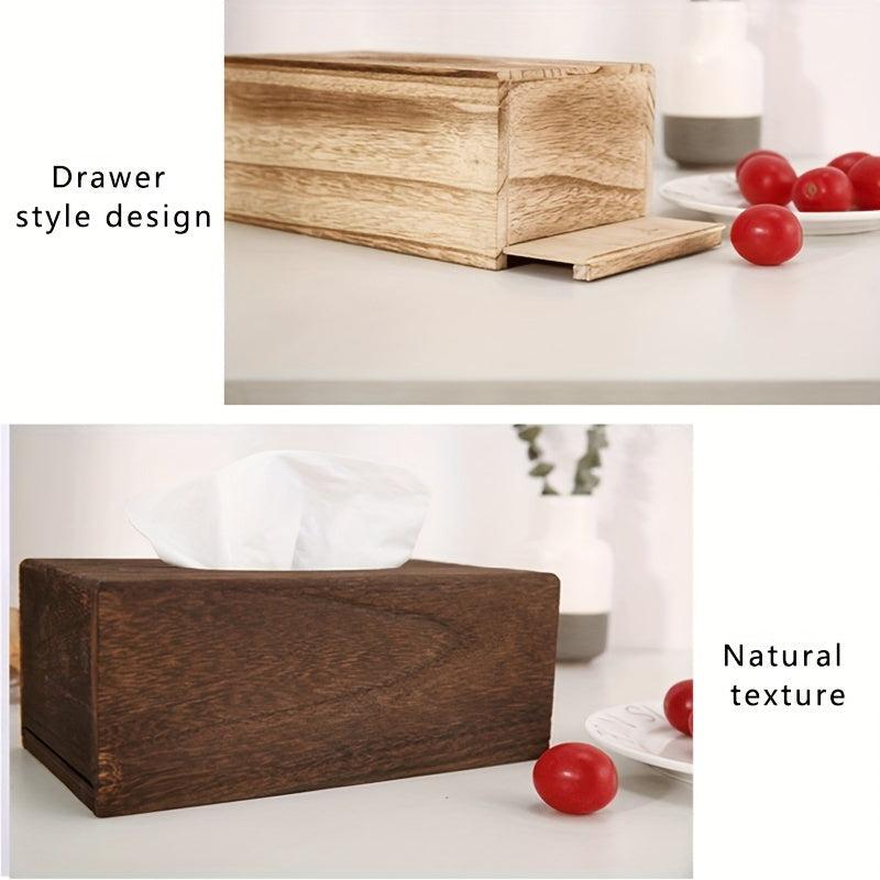 Wooden Tissue Drawer Cover - Home Office L