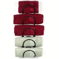Wall Mounted Towel Holder & Storage Organizer