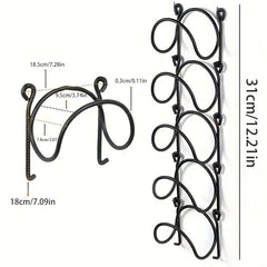 Wall Mounted Towel Holder & Storage Organizer