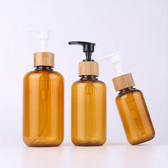 2pcs Bamboo Pump Replacement Soap Dispenser Universal Dish Shampoo Lotion