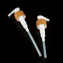 2pcs Bamboo Pump Replacement Soap Dispenser Universal Dish Shampoo Lotion