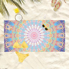 Women's Microfiber Beach Towel Floral 59x29