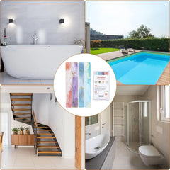 8pcs Colorful Bathroom Non-slip Stickers - Safety for Bath Tub, Shower, Stairs