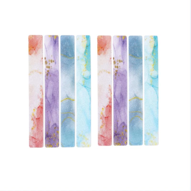 8pcs Colorful Bathroom Non-slip Stickers - Safety for Bath Tub, Shower, Stairs
