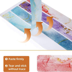 8pcs Colorful Bathroom Non-slip Stickers - Safety for Bath Tub, Shower, Stairs
