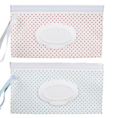 2pcs Portable Reusable Baby Wipe Dispenser Wet Wipes Bag