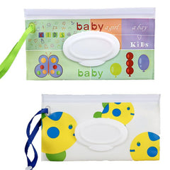 2pcs Portable Reusable Baby Wipe Dispenser Wet Wipes Bag