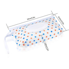2pcs Portable Reusable Baby Wipe Dispenser Wet Wipes Bag