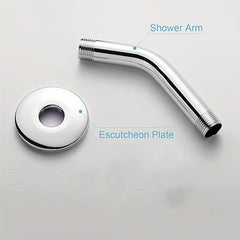 Stainless Steel Shower Arm with Flange for Wall Mounting