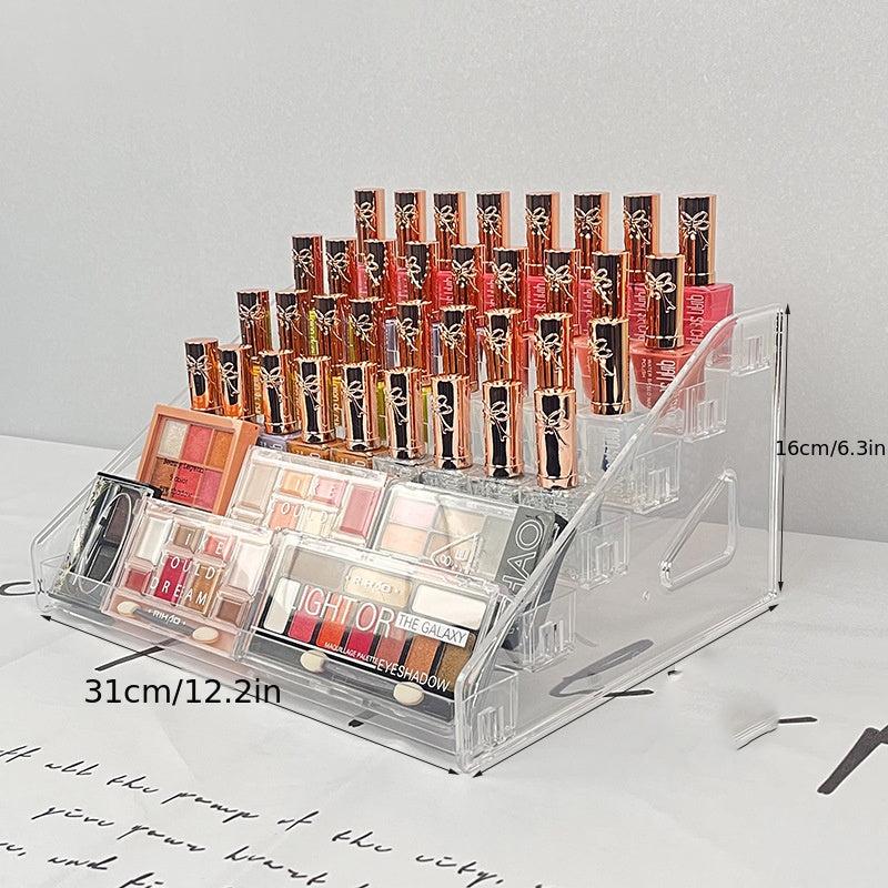 Acrylic Nail Polish Lipstick Storage Box Cosmetic Display Stand