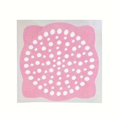 15pcs Disposable Shower Drain Hair Catcher Mesh Stickers