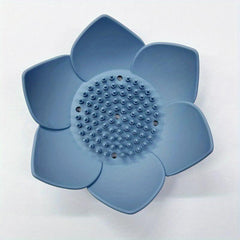 Lotus Flower Silicone Soap Rack for Bathroom
