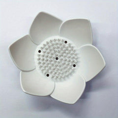 Lotus Flower Silicone Soap Rack for Bathroom