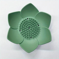 Lotus Flower Silicone Soap Rack for Bathroom