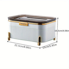 Remote Control Tissue Box Mask Storage Dispenser