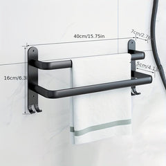 Wall Mounted Towel Bar for Bathroom Shower