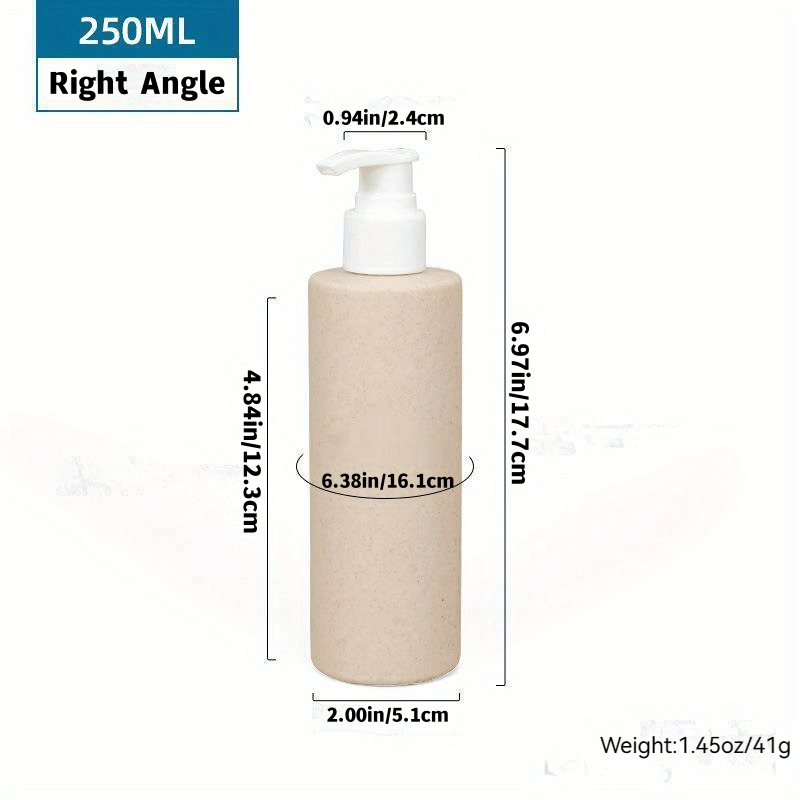 Plastic Soap Dispenser Bottle Countertop Lotion Bottle Refillable Empty Bottle