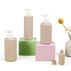 Plastic Soap Dispenser Bottle Countertop Lotion Bottle Refillable Empty Bottle