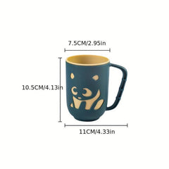 Panda Mouthwash Cup Toothbrush Cup Plastic Gargle Cup With Handle