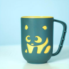 Panda Mouthwash Cup Toothbrush Cup Plastic Gargle Cup With Handle