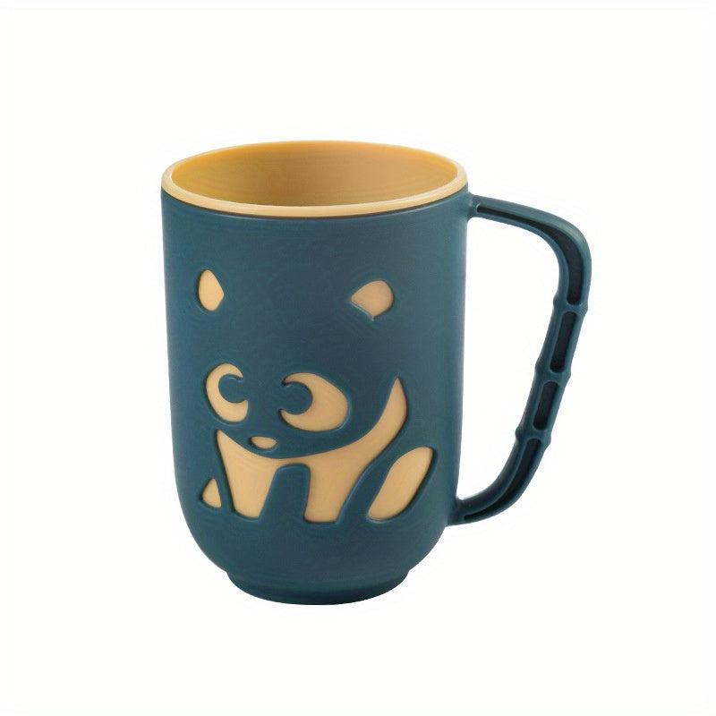 Panda Mouthwash Cup Toothbrush Cup Plastic Gargle Cup With Handle