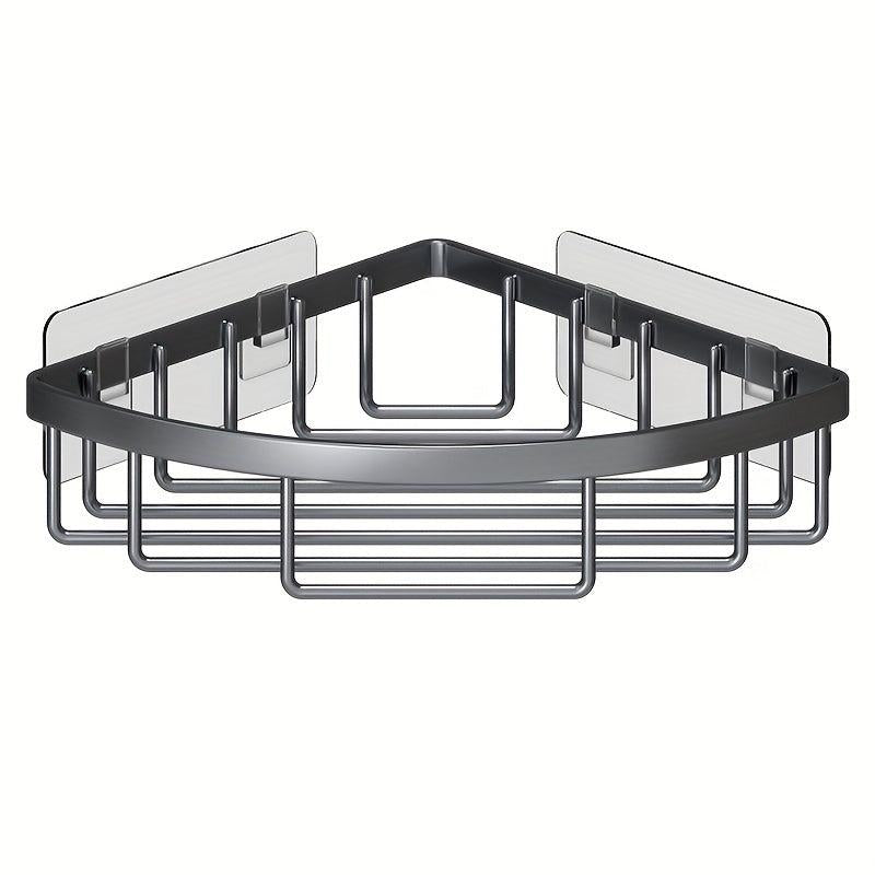 Stainless Steel Corner Shower Caddy Wall Mounted Bathroom Triangle Shelf