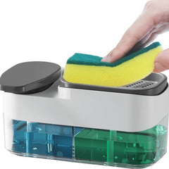 2-in-1 Dish Soap Dispenser with Sponge Holder 16.9oz