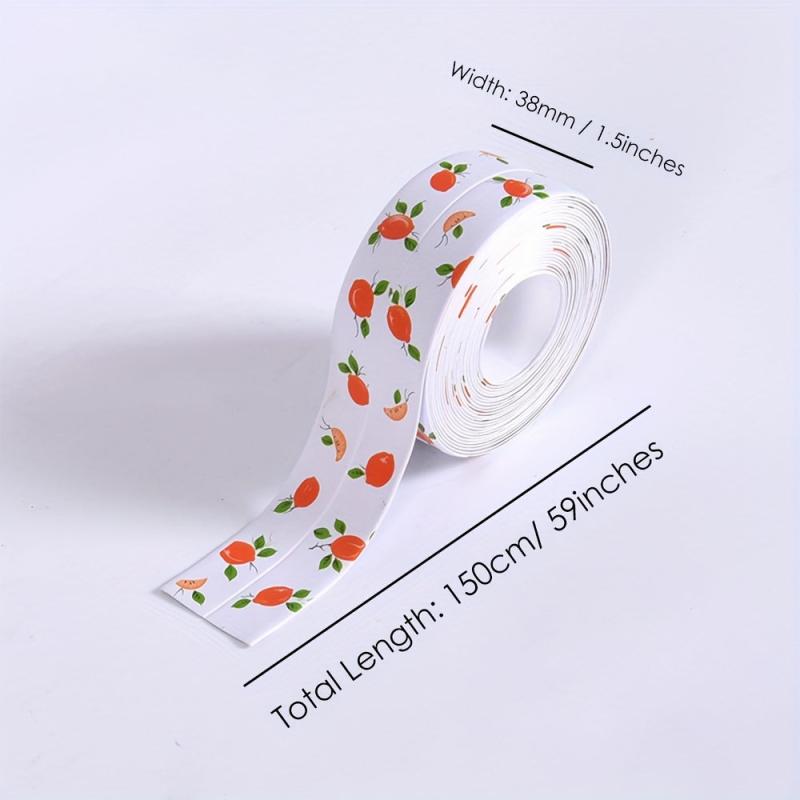 Self Adhesive Caulk Strip for Bathroom Decor - White