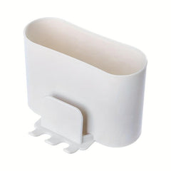 Wall Mounted Toothbrush Holder Punch-Free Bathroom Storage Rack