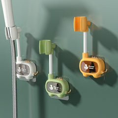 Small Dinosaur Bathroom Shower Bracket Punching Universal Adjustable Shower Head