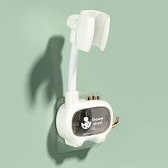 Small Dinosaur Bathroom Shower Bracket Punching Universal Adjustable Shower Head