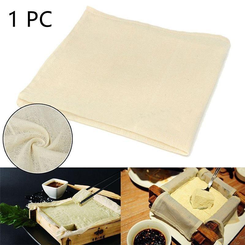 1pc Steaming Cloth Tofu Maker Gauze Cotton Cheese Cloth DIY Pressing Mould
