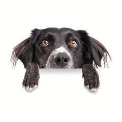 2PC Puppy Decor Toilet Sticker Removable Self adhesive Sticker