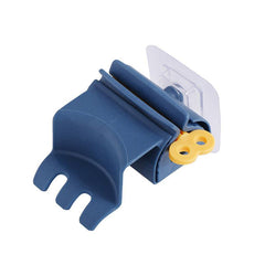 Rolling Toothpaste Squeezer & Toothbrush Holder Wall Mounted Rack